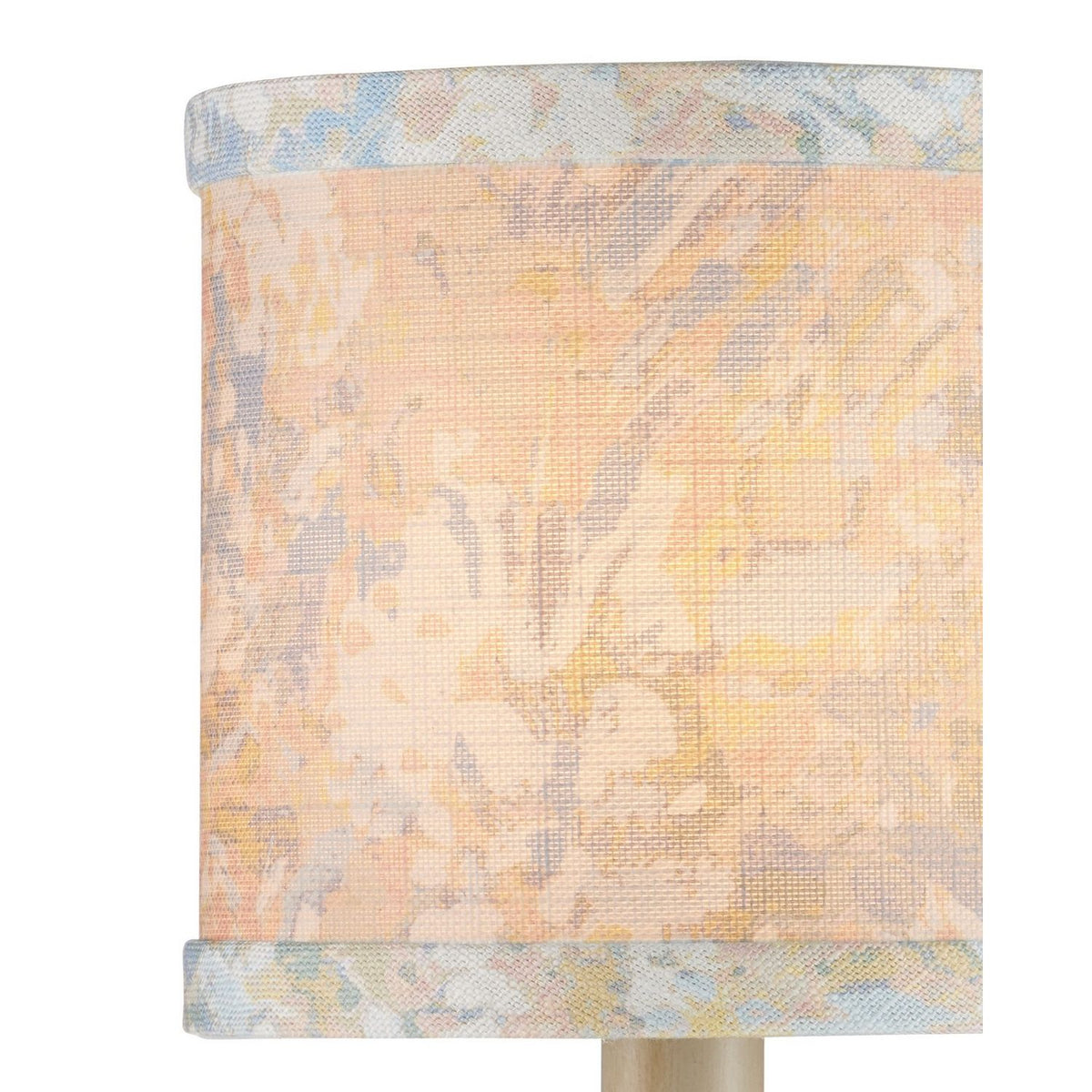 Currey and Company 0900-0060 Wildflower Shade in Pastel Blue/Pastel Pink/Ivory