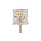 Currey and Company 0900-0062 Lenore Shade in Gold/Brown/Ivory