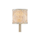 Currey and Company 0900-0062 Lenore Shade in Gold/Brown/Ivory