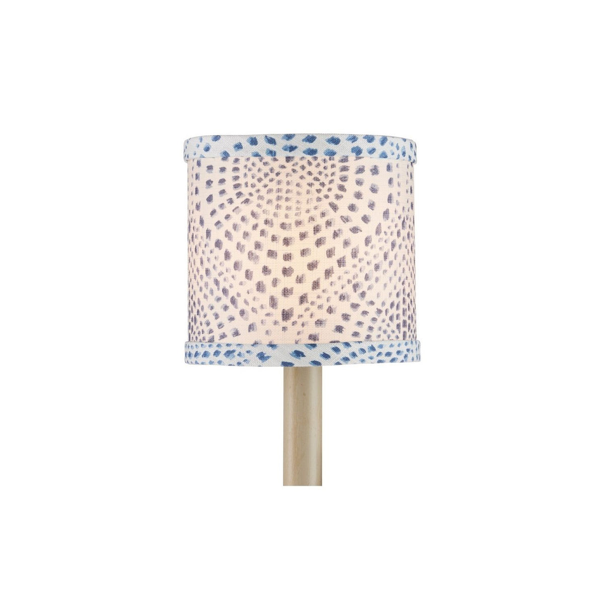 Currey and Company 0900-0063 Lenore Shade in Blue/Ivory