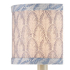 Currey and Company 0900-0064 Plume Shade in Blue/Ivory