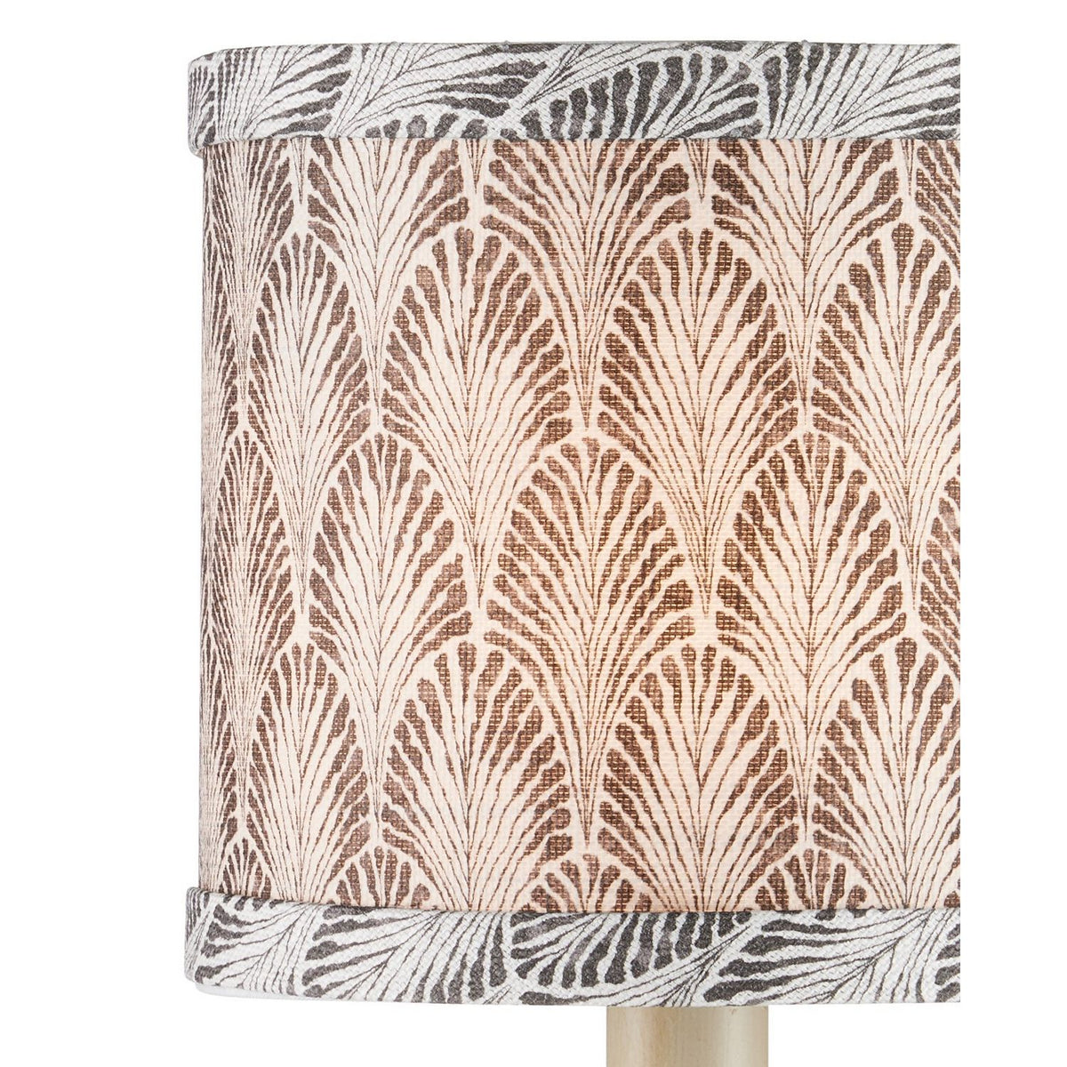 Currey and Company 0900-0066 Plume Shade in Stone/Ivory