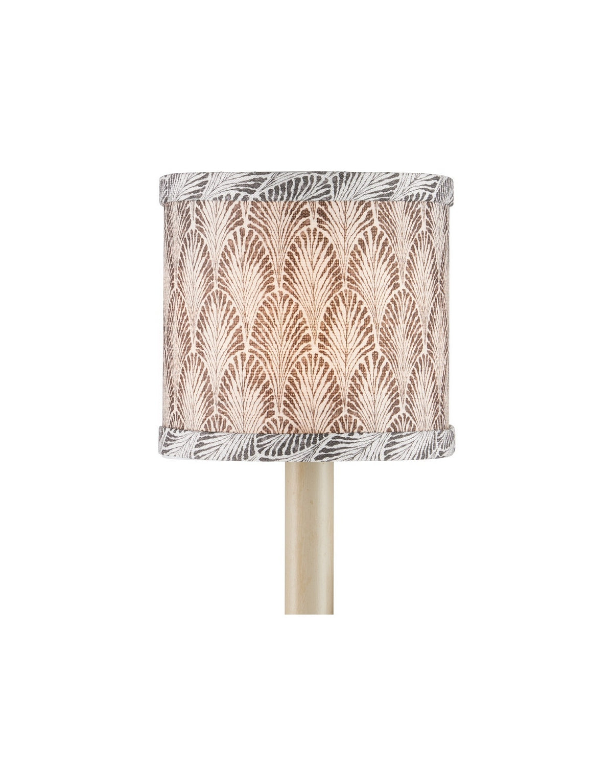 Currey and Company 0900-0066 Plume Shade in Stone/Ivory