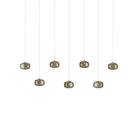 Currey and Company - 9000-1057 - Seven Light Pendant - Pepper Collection - Nickel