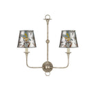 Currey and Company 0900-0068 Victoria Tapered Chandelier Shade in Silver