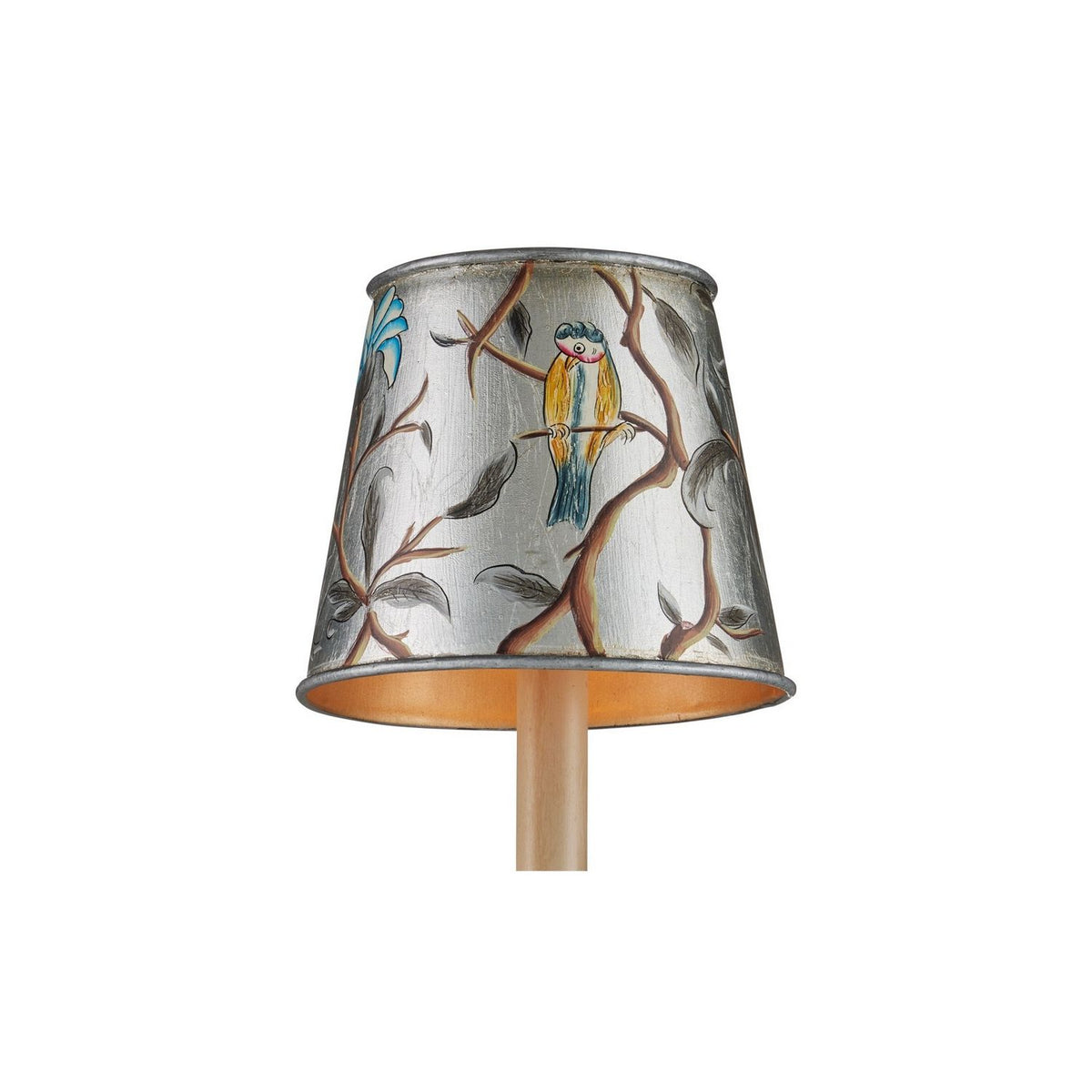 Currey and Company 0900-0068 Victoria Tapered Chandelier Shade in Silver