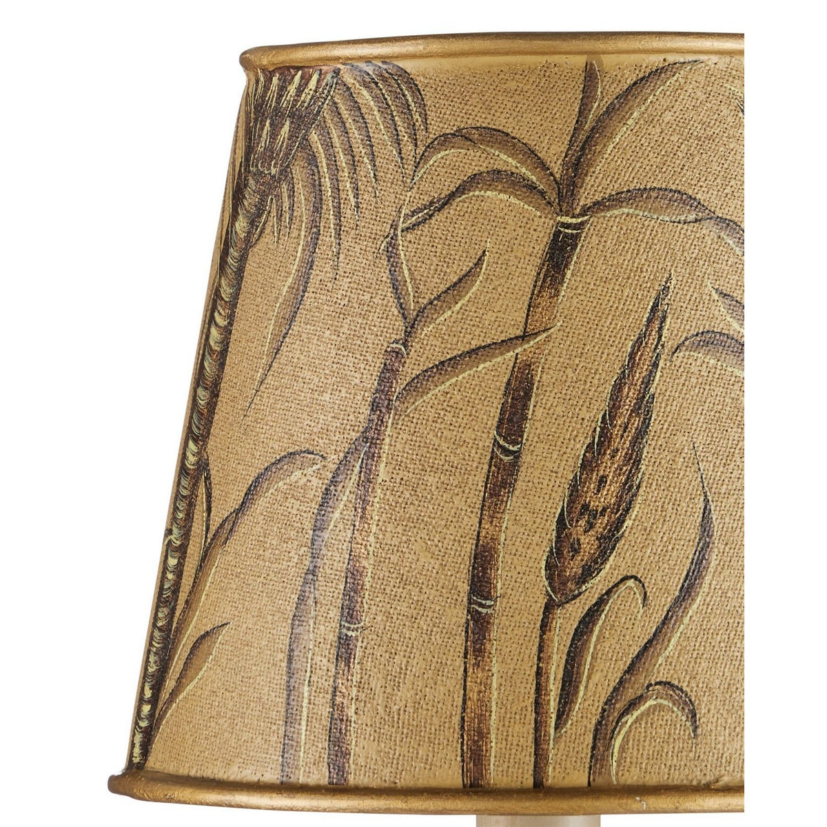 Currey and Company 0900-0069 Jouy Tapered Chandelier Shade in Gold