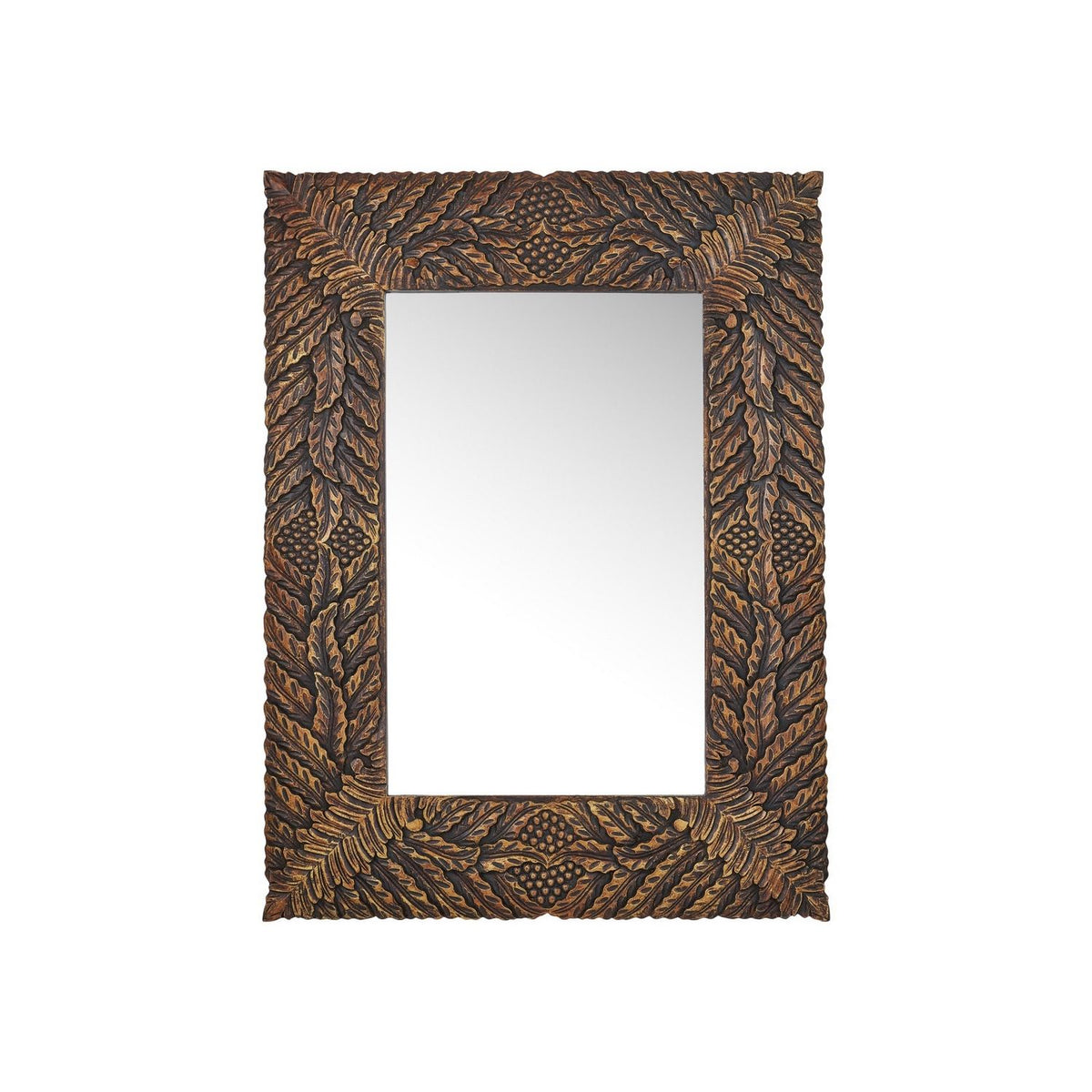 Currey and Company 1000-0172 Schwarzwald Mirror in Weathered Brown