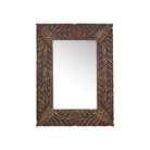 Currey and Company 1000-0172 Schwarzwald Mirror in Weathered Brown