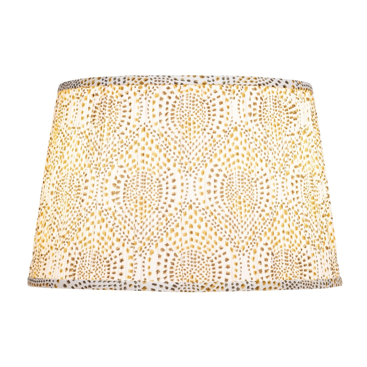 Currey and Company 0900-6019 Lenore Shade in Gold/Brown/Ivory