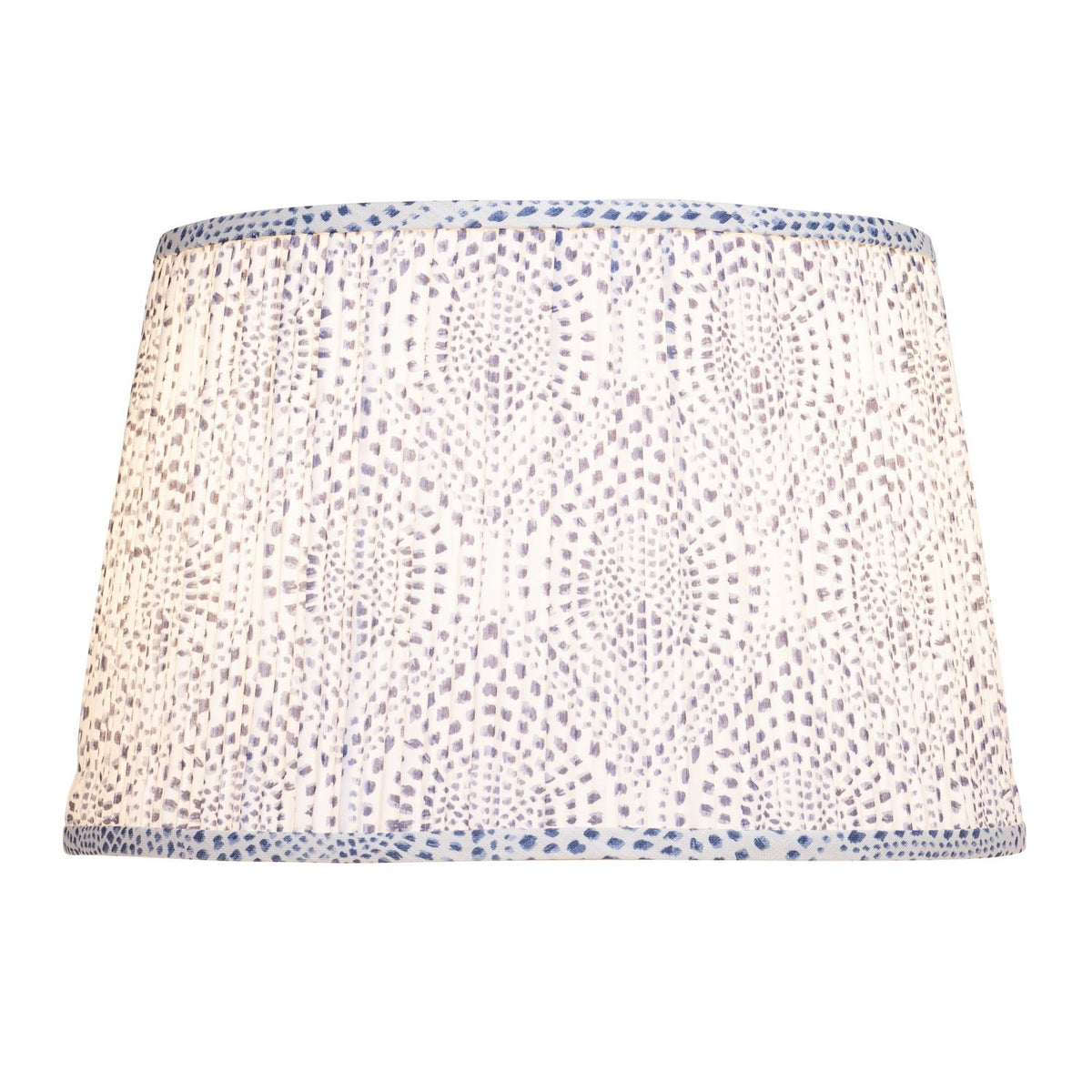 Currey and Company 0900-6020 Lenore Shade in Blue/Ivory