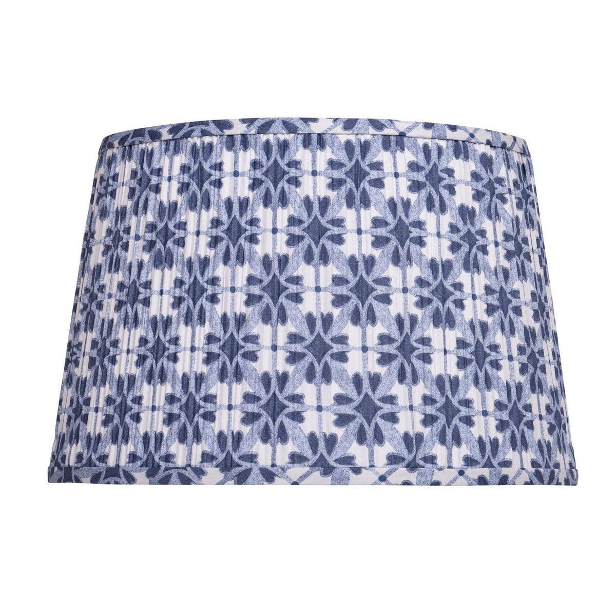 Currey and Company 0900-6024 Pembrook Tapered Shade in Blue/Ivory