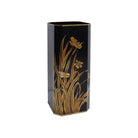 Currey and Company 1200-1064 Glasshouse Tole Umbrella Stand in Black/Gold