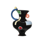 Currey and Company 1200-1092 Fauvist Vase in Black/Green/Red/Yellow/Orange