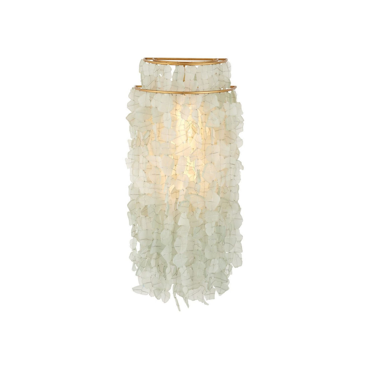 Currey and Company 5000-0287 Verre de Mer Wall Sconce in Seaglass/Contemporary Gold?