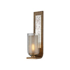 Currey and Company 5000-0296 Wynyard Wall Sconce in Clear/Frosted/Antique Mirror/Antique Gold