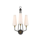 Currey and Company 5000-0303 Hennin Wall Sconce in Polished Antique Brass/Oil Rubbed Bronze