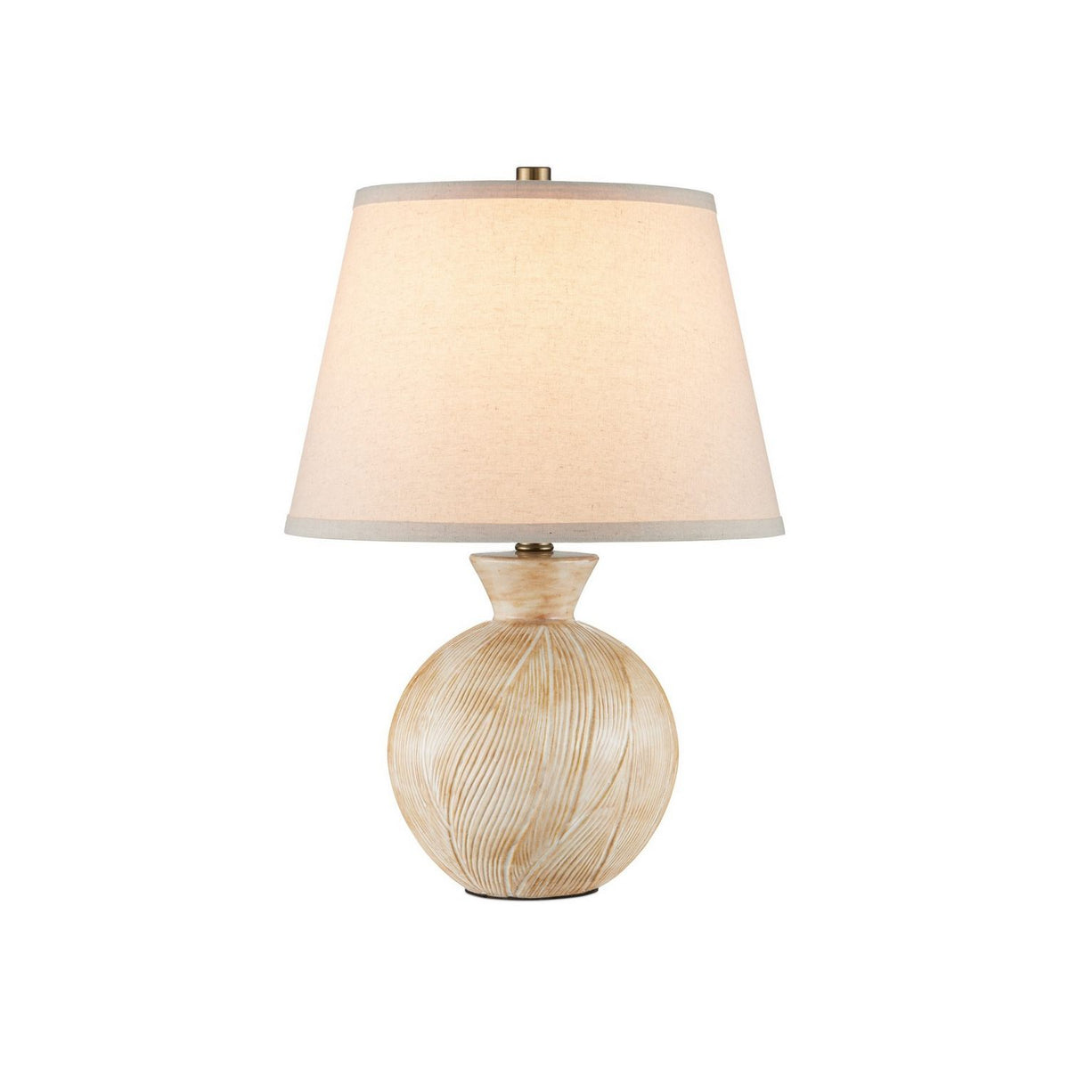 Currey and Company 6000-1052 Brushmark Table Lamp in Beige