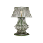 Currey and Company 6000-1062 Tuteurs Table Lamp in Distressed Green