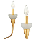 Currey and Company 9000-1328 Aurelia Frost Chandelier in Contemporary Gold Leaf/Contemporary Gold/Frosted