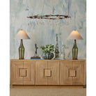 Currey and Company 9000-1333 Morning Grove Chandelier in Rhine Gold/Clear