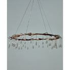 Currey and Company 9000-1333 Morning Grove Chandelier in Rhine Gold/Clear