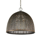 Currey and Company 9000-1353 Eduardo Pendant in Natural Iron/Brass