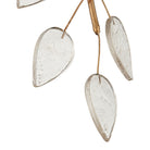Currey and Company 9000-1354 Banyan Pendant in Antique Brass/Clear