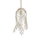 Currey and Company 9000-1354 Banyan Pendant in Antique Brass/Clear