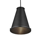 Currey and Company 9000-1367 Seafarer Pendant in Matte Black/Clear