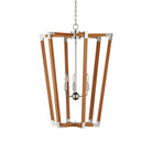 Currey and Company 9000-1376 Boyd Chandelier in Natural/Polished Nickel
