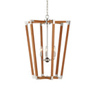 Currey and Company 9000-1376 Boyd Chandelier in Natural/Polished Nickel