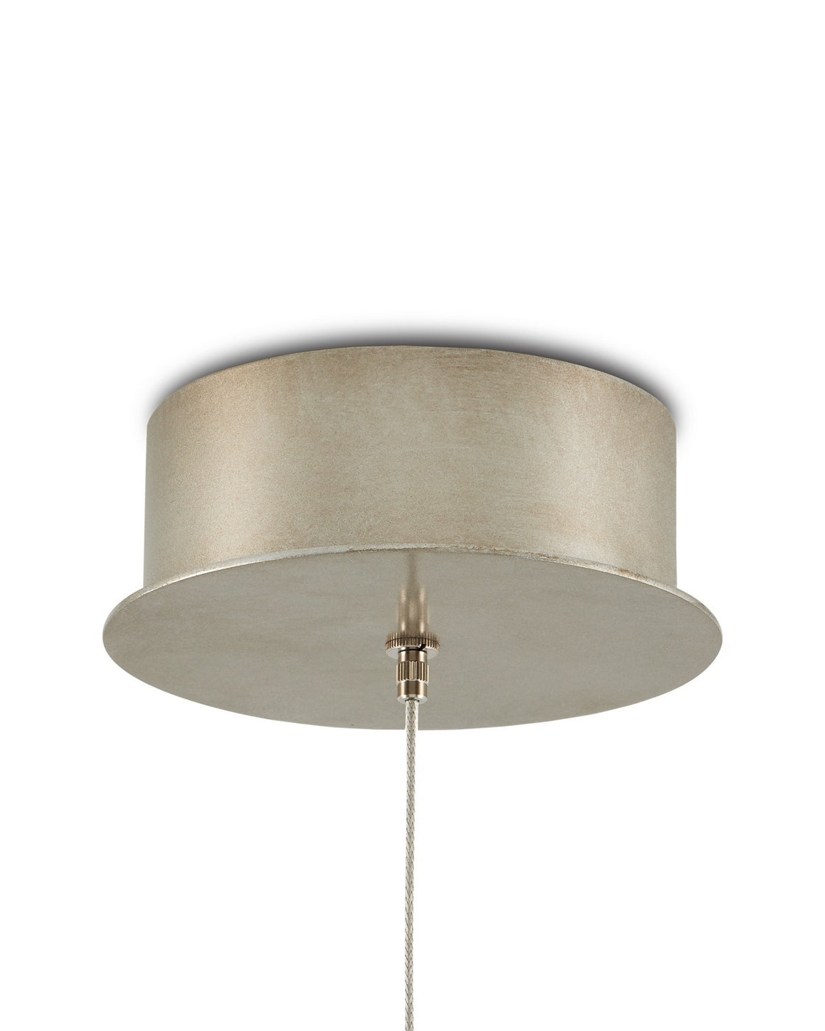 Currey and Company 9000-1387 Banyan Pendant in Antique Brass/Clear/Silver