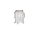 Currey and Company 9000-1410 Polpo Linear Multi-Drop Pendant in White/Silver