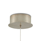 Currey and Company 9000-1411 Polpo Round Multi-Drop Pendant in Blue/Silver