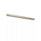 Currey and Company 9000-1418 Polpo Linear Multi-Drop Pendant in Blue/Silver