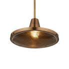 Currey and Company 9500-0026 Mariner Outdoor Pendant in Antique Brass/Clear