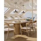 Currey and Company 9500-0027 Mariner Outdoor Pendant in Antique Silver/Clear