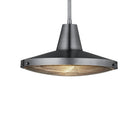 Currey and Company 9500-0027 Mariner Outdoor Pendant in Antique Silver/Clear