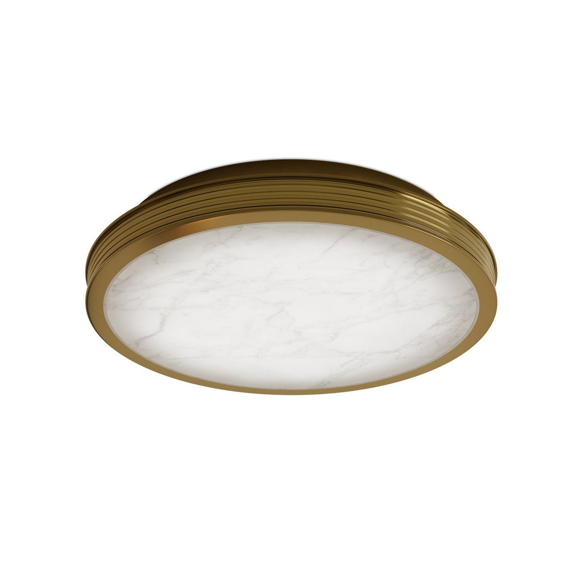 Currey and Company 9999-0083 Aydan Flush Mount in Natural/Polished Antique Brass