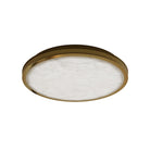 Currey and Company 9999-0084 Aydan Flush Mount in Natural/Polished Antique Brass