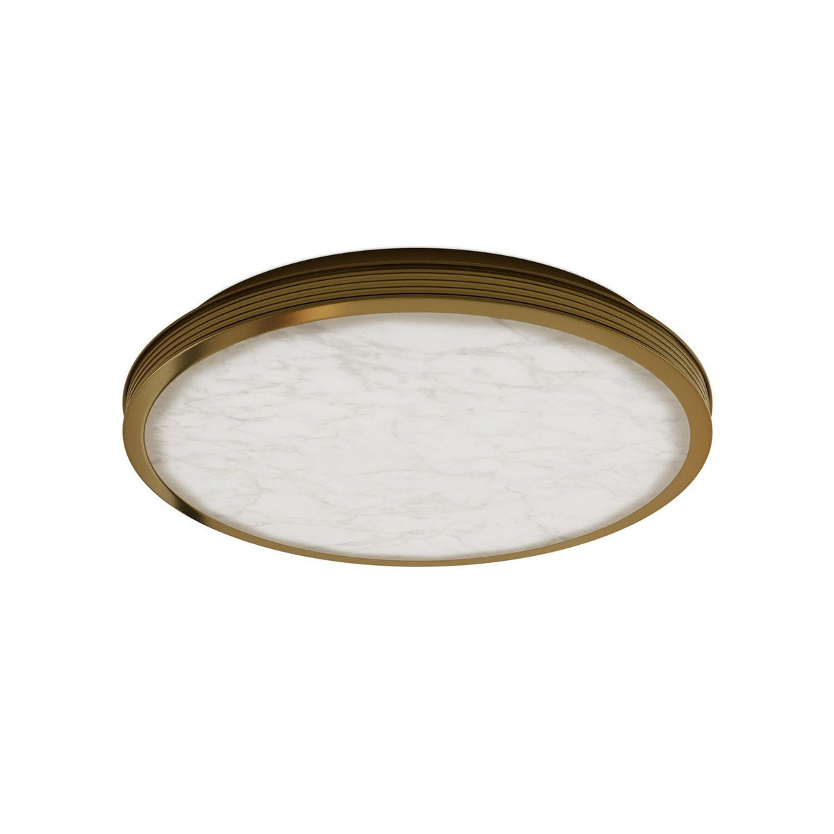 Currey and Company 9999-0084 Aydan Flush Mount in Natural/Polished Antique Brass