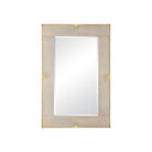 Currey and Company 1000-0178 Orin Mirror in Marbled Ivory/Brushed Brass