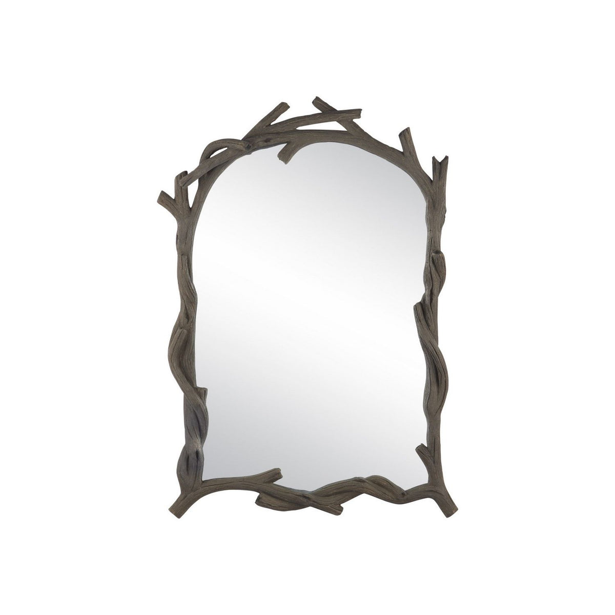 Currey and Company 1000-0187 Dunmore Arch Mirror in Charbon de Bois
