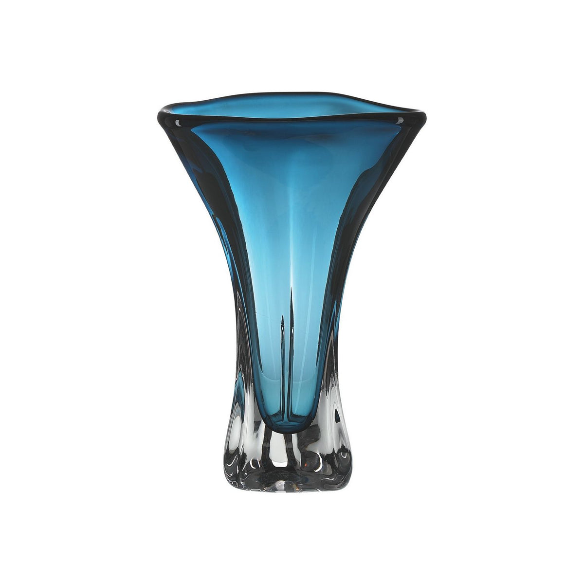Currey and Company 1200-1150 Aubrey Vase in Blue