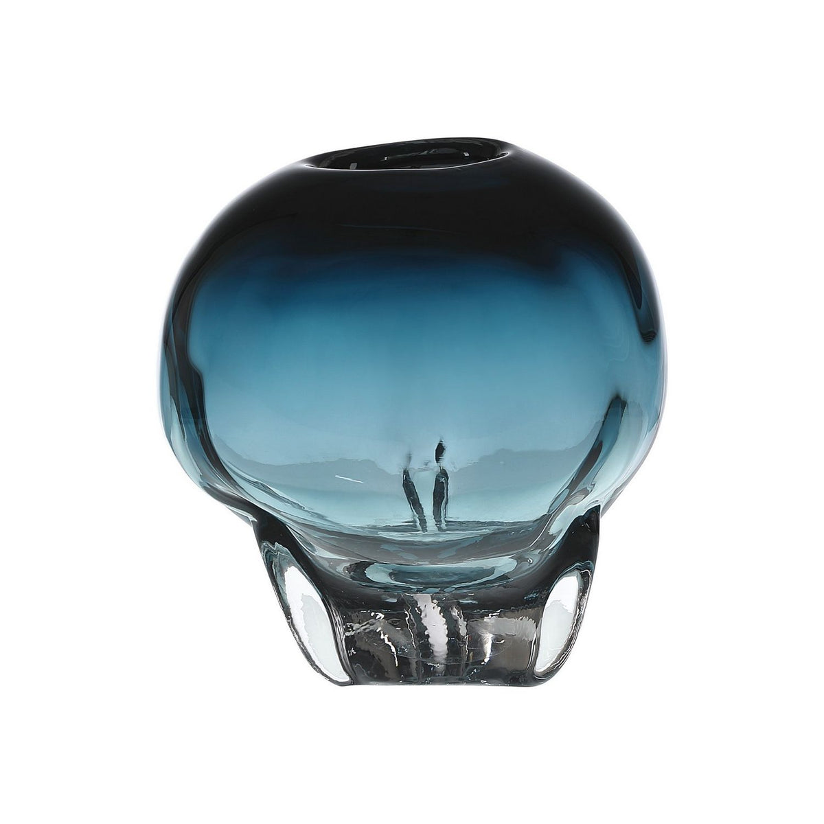 Currey and Company 1200-1151 Aubrey Vase in Blue