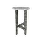Currey and Company 4000-0265 Structure Accent Table in Antique Nickel