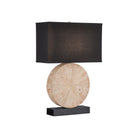 Currey and Company 6000-1100 Pinion Table Lamp in Natural/Black