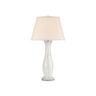 Currey and Company 6000-1102 Penna Table Lamp in Light Gray/Off-White