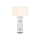 Currey and Company 6000-1110 Mallow Table Lamp in Clear/Champagne